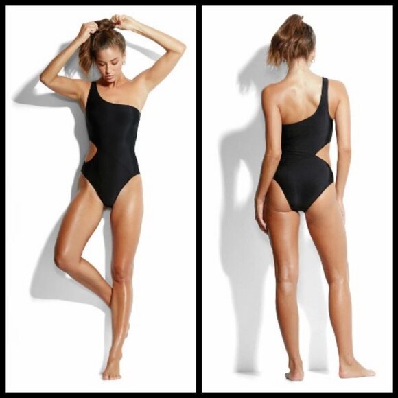 💕SEAFOLLY💕 Flashback Monroe One Piece Black - Picture 4 of 8